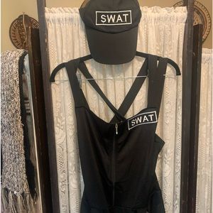 Woman’s Halloween swat costume